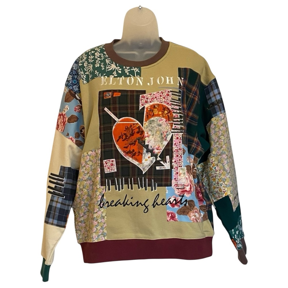 Teddy Fresh x Elton John Patchwork Sweater